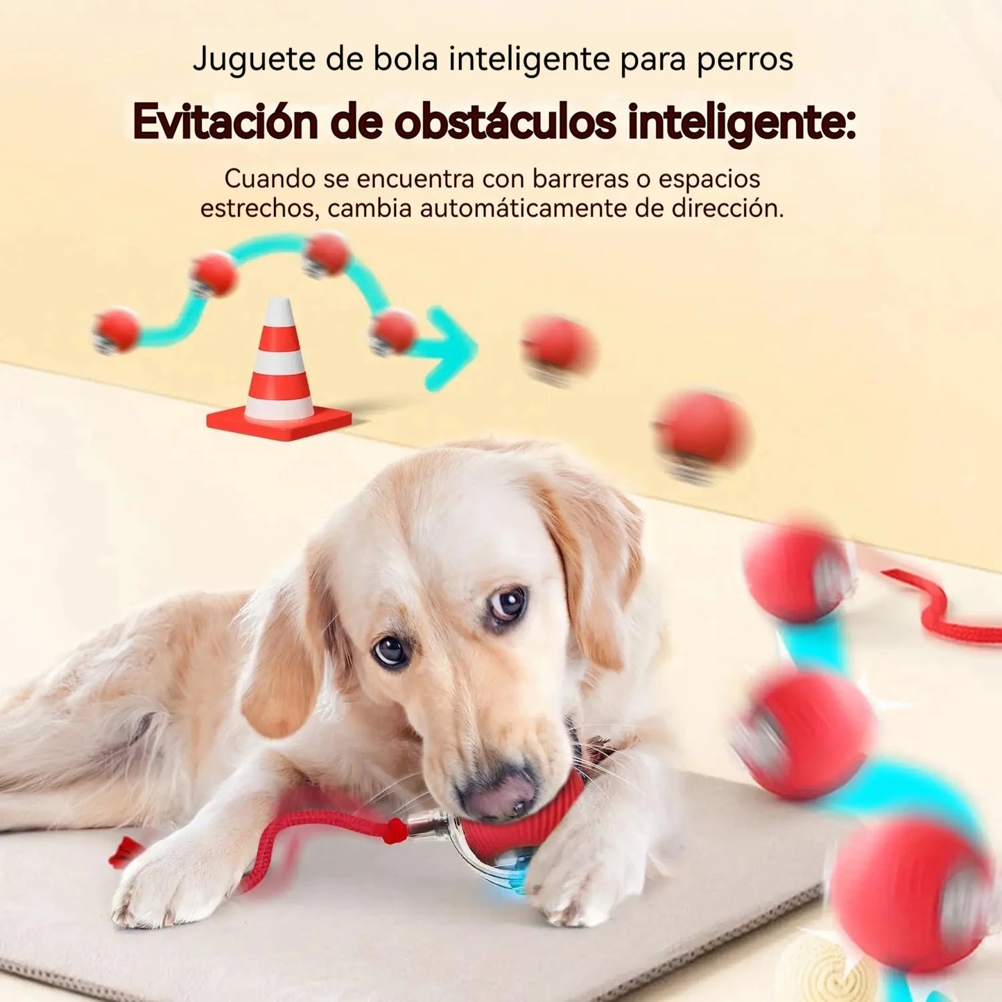 Pelota interactiva para mascotas SmartBall™